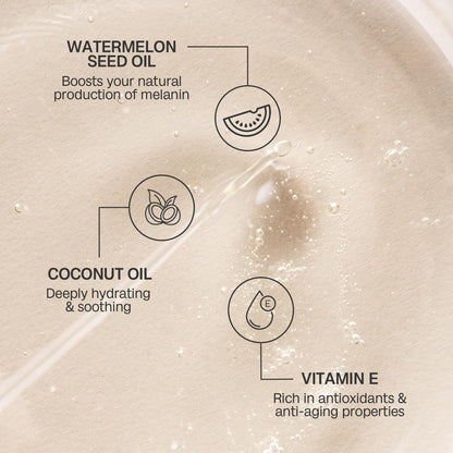 Australian made watermelon tanning oil for deep glow