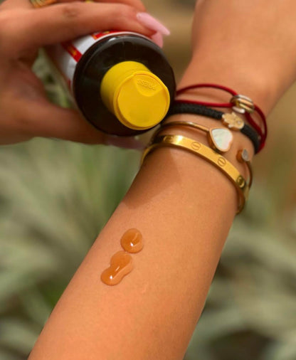 Close up of Maui Island Secret Browning Formula packaging