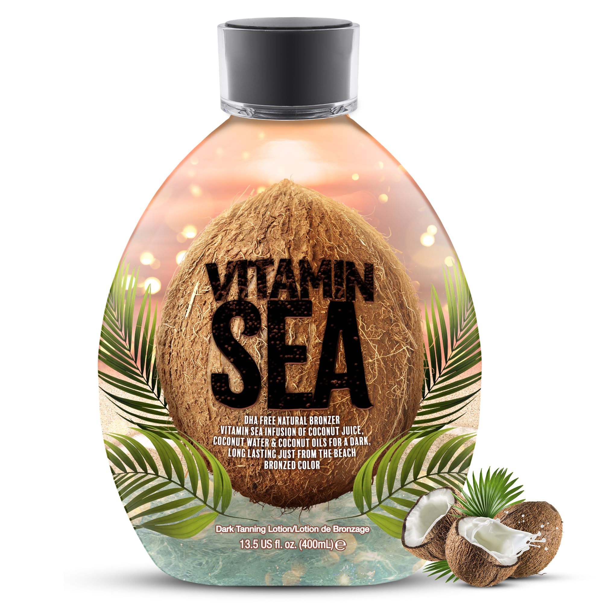 Vitamin Sea tanning lotion coconut oil formula bottle