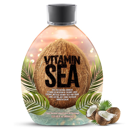 Vitamin Sea tanning lotion coconut oil formula bottle