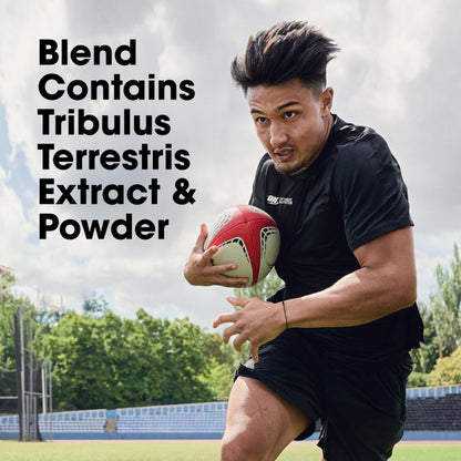 Close up of Optimum Nutrition Tribulus supplement facts