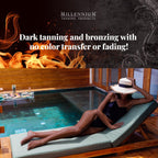 Millennium Tanning Insanely Black 60x Mega Tingle Lotion cap open view