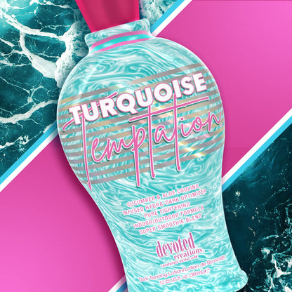 Authentic USA imported Devoted Creations tanning lotion bottle.