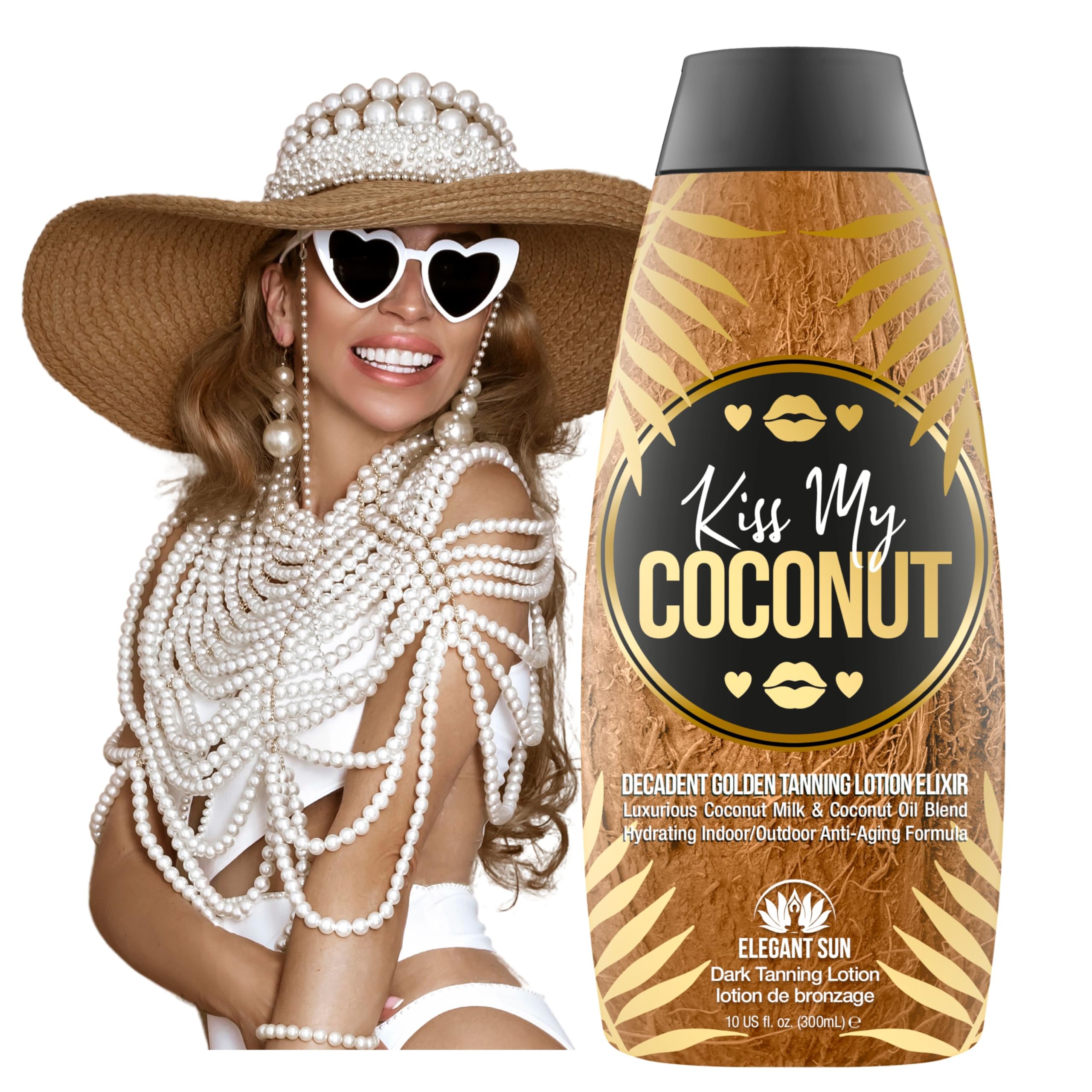 Elegant Sun Kiss My Coconut golden tan intensifier bottle