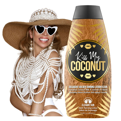 Elegant Sun Kiss My Coconut golden tan intensifier bottle