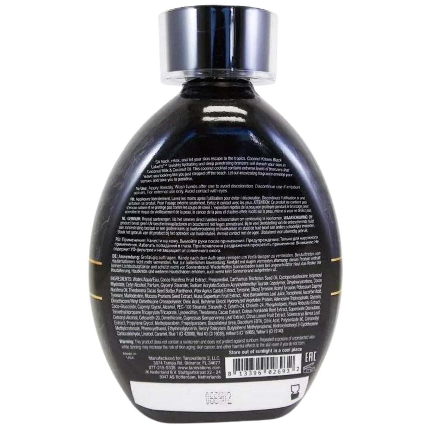 Ed Hardy Coconut Kisses Black Label hydrating bronzer packaging