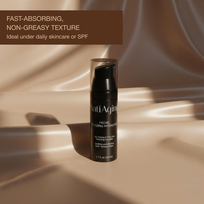 Professional tanning bed facial bronzer cream