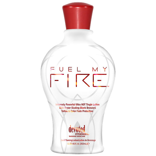 Devoted Creations 12.25 fluid ounce hot tingle tanning lotion bottle