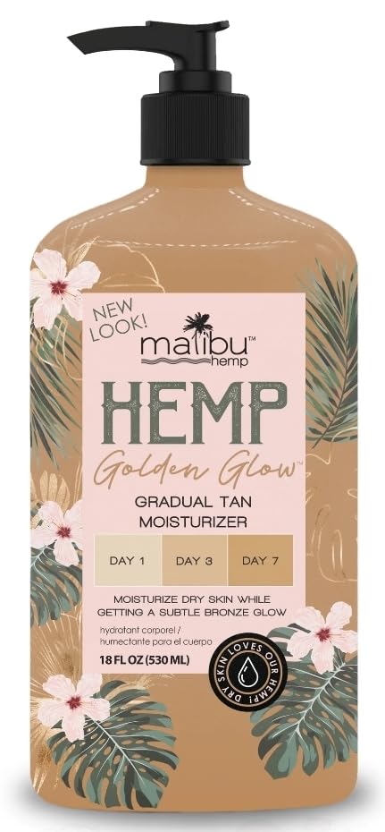 Authentic Malibu Tan hemp seed oil moisturizer for dry skin