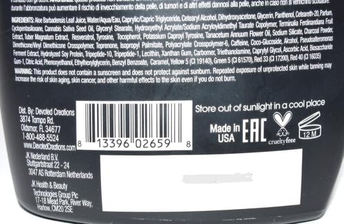 Devoted Creations Black Obsession complete product packaging