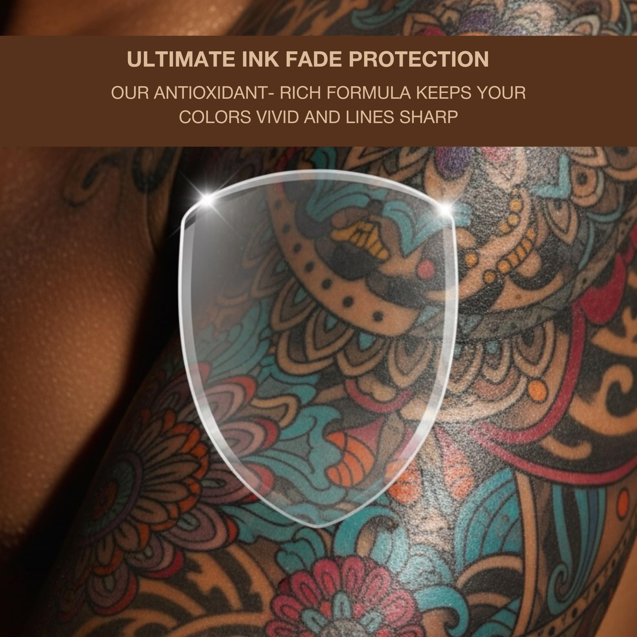Onyx tattoo color enhancer tanning lotion packaging