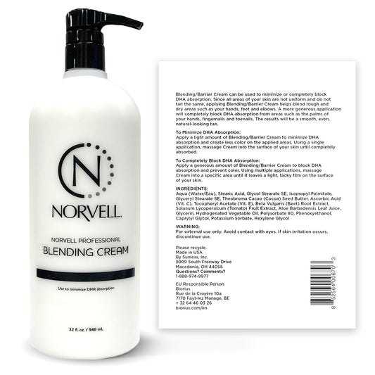 Norvell professional tanning barrier cream bottle