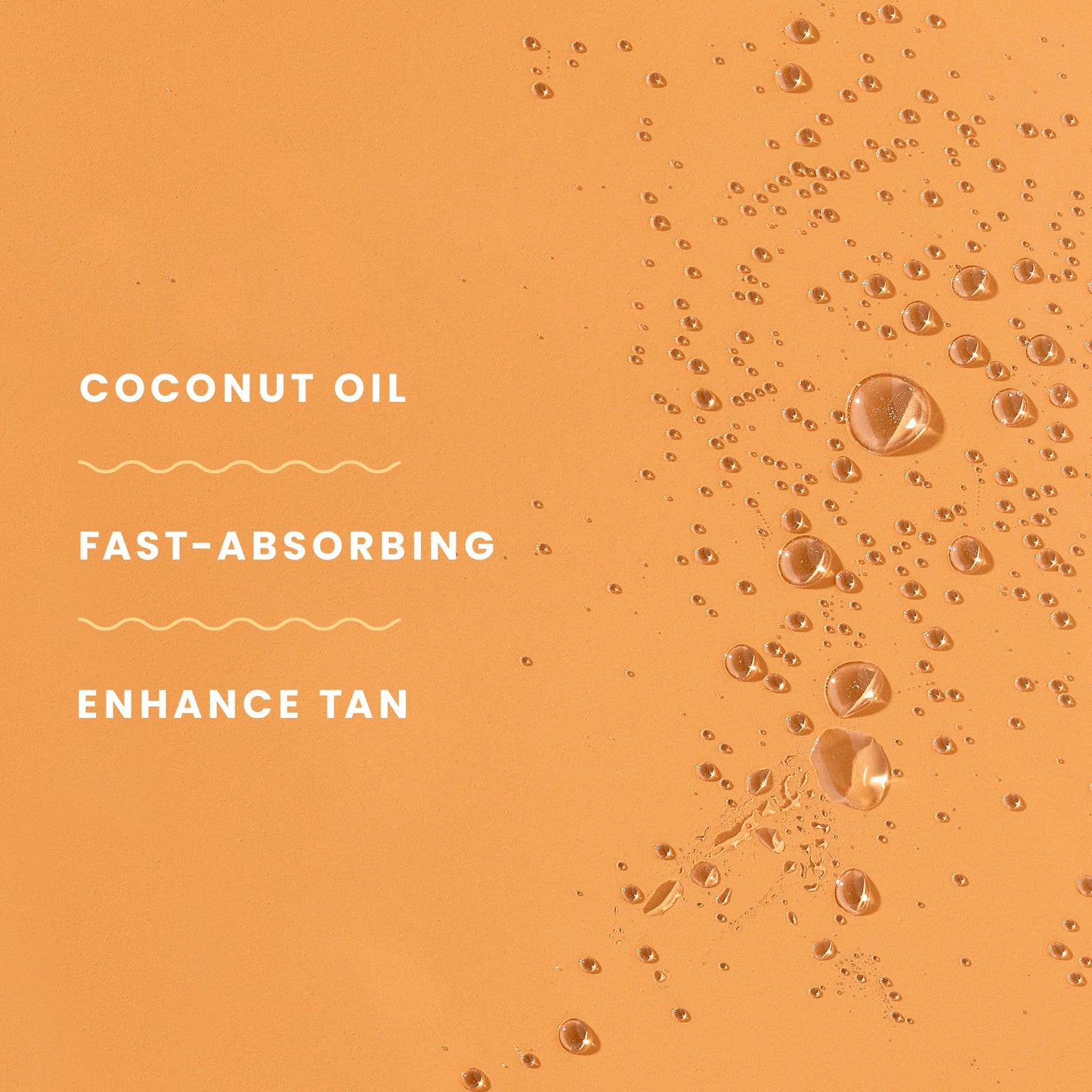 Close up of Hawaiian Tropic protective tanning oil texture