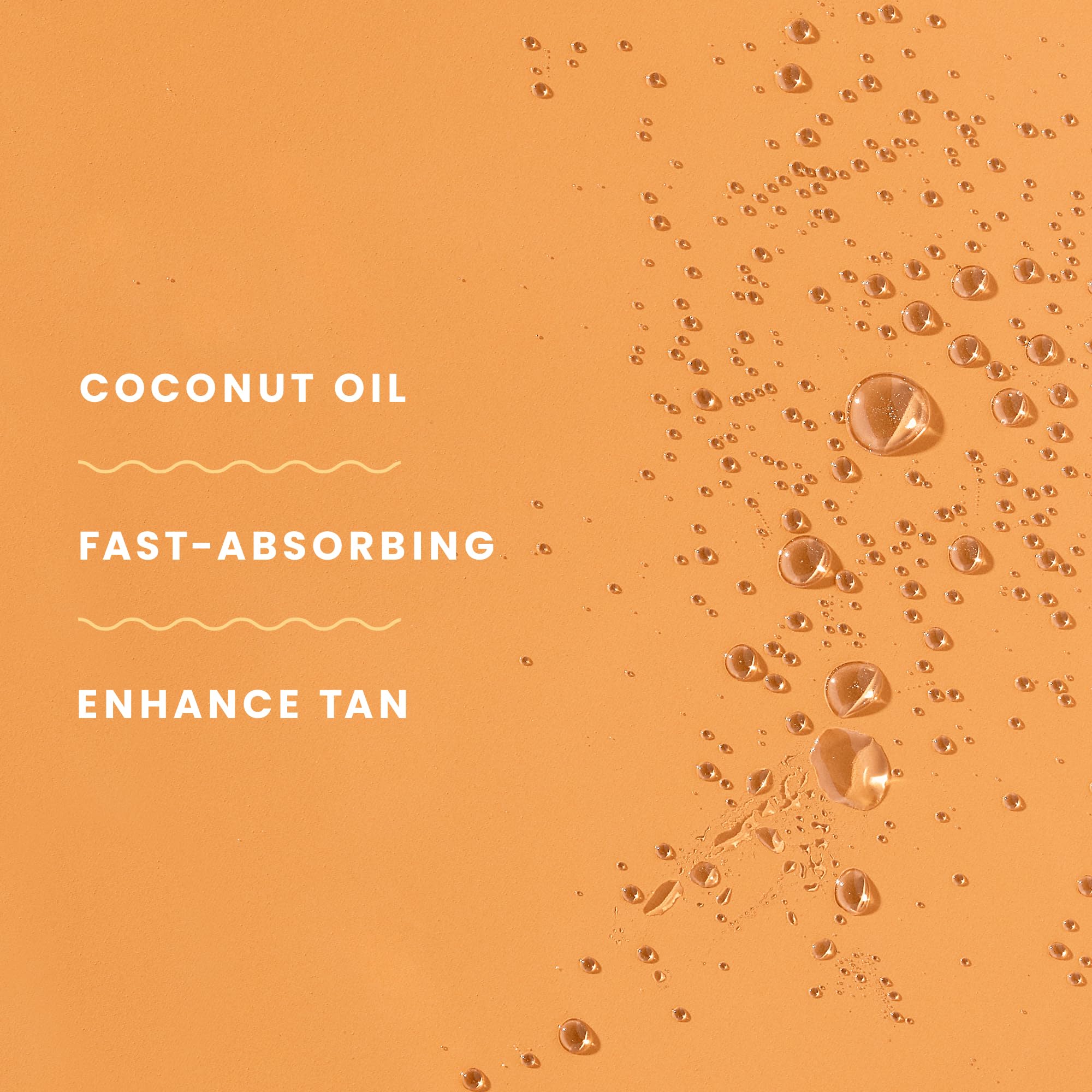 Close up of Hawaiian Tropic protective tanning oil texture