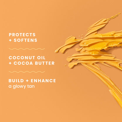 Hawaiian Tropic tanning oil label showing SPF 6 detail
