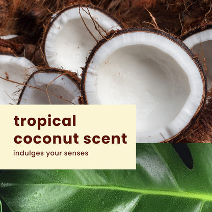 Texture of Hawaiian Tropic dark tanning oil on skin