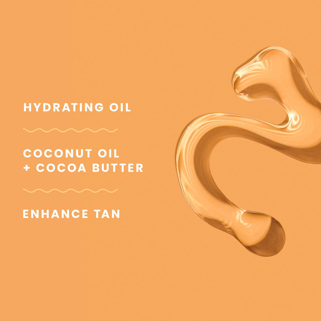 Hawaiian Tropic dark tanning oil bottle cap and neck design