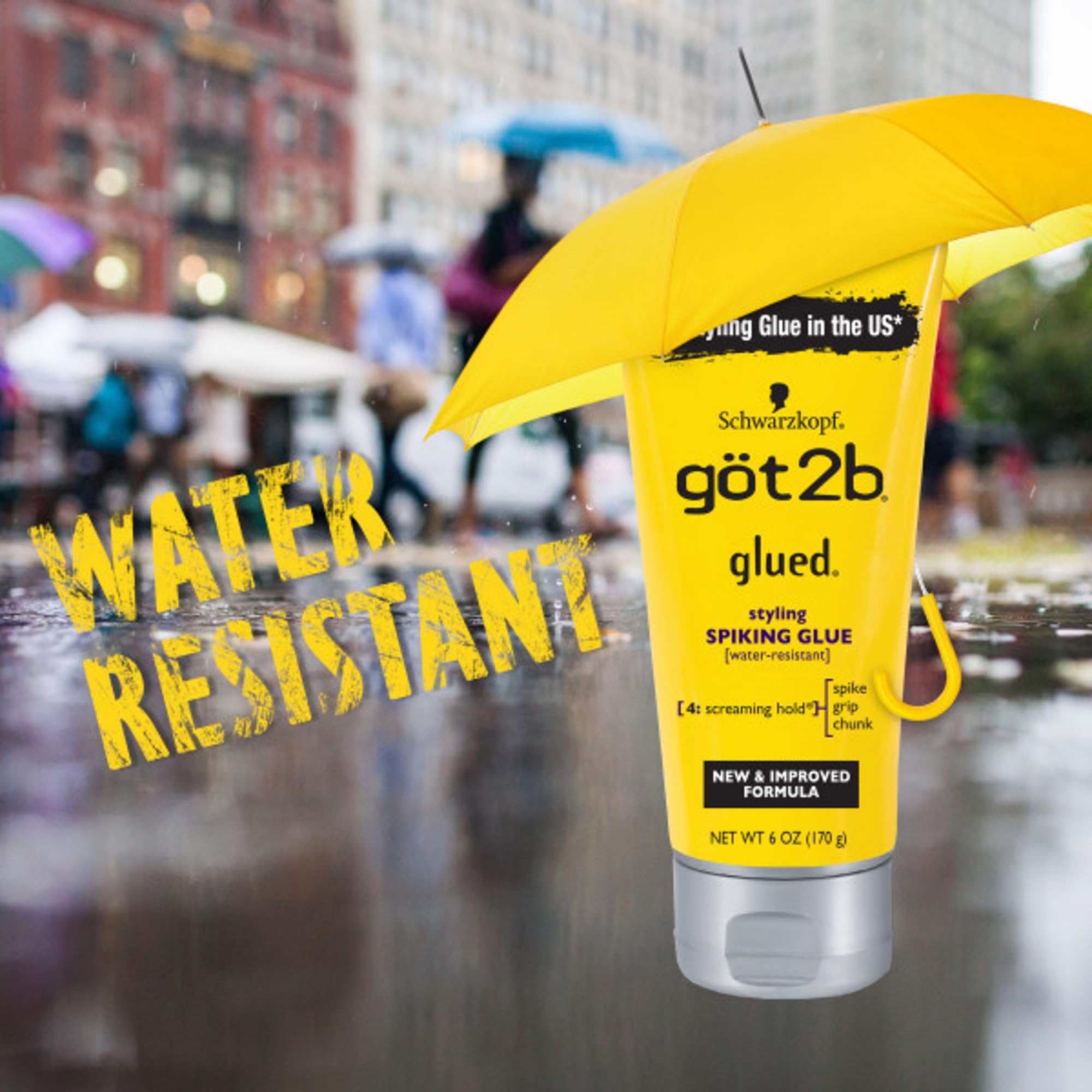 Got2B Glued Spiking Gel value pack showing two large tubes and one mini travel tube