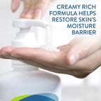 Cetaphil fragrance-free body wash packaging and cap