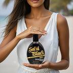 Millennium Tanning product packaging lifestyle arrangement