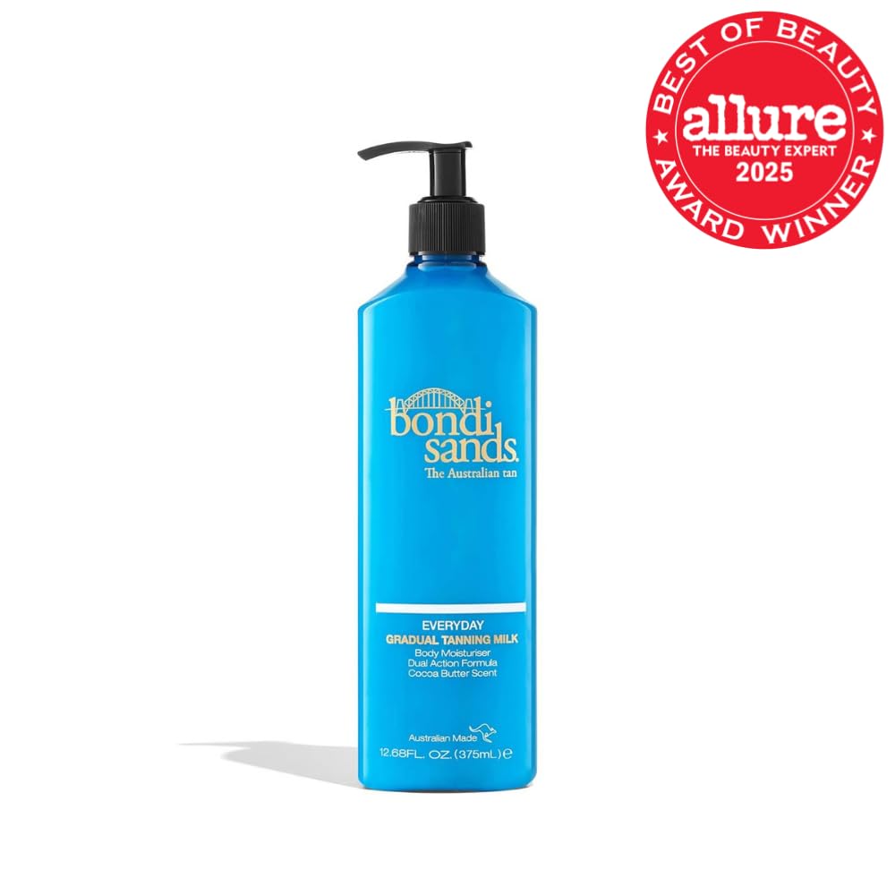 Bondi Sands Everyday Gradual Tanning Milk pump bottle branding