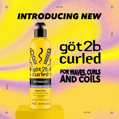 Back label view of Got2B Curled spray detailing instructions and ingredients list