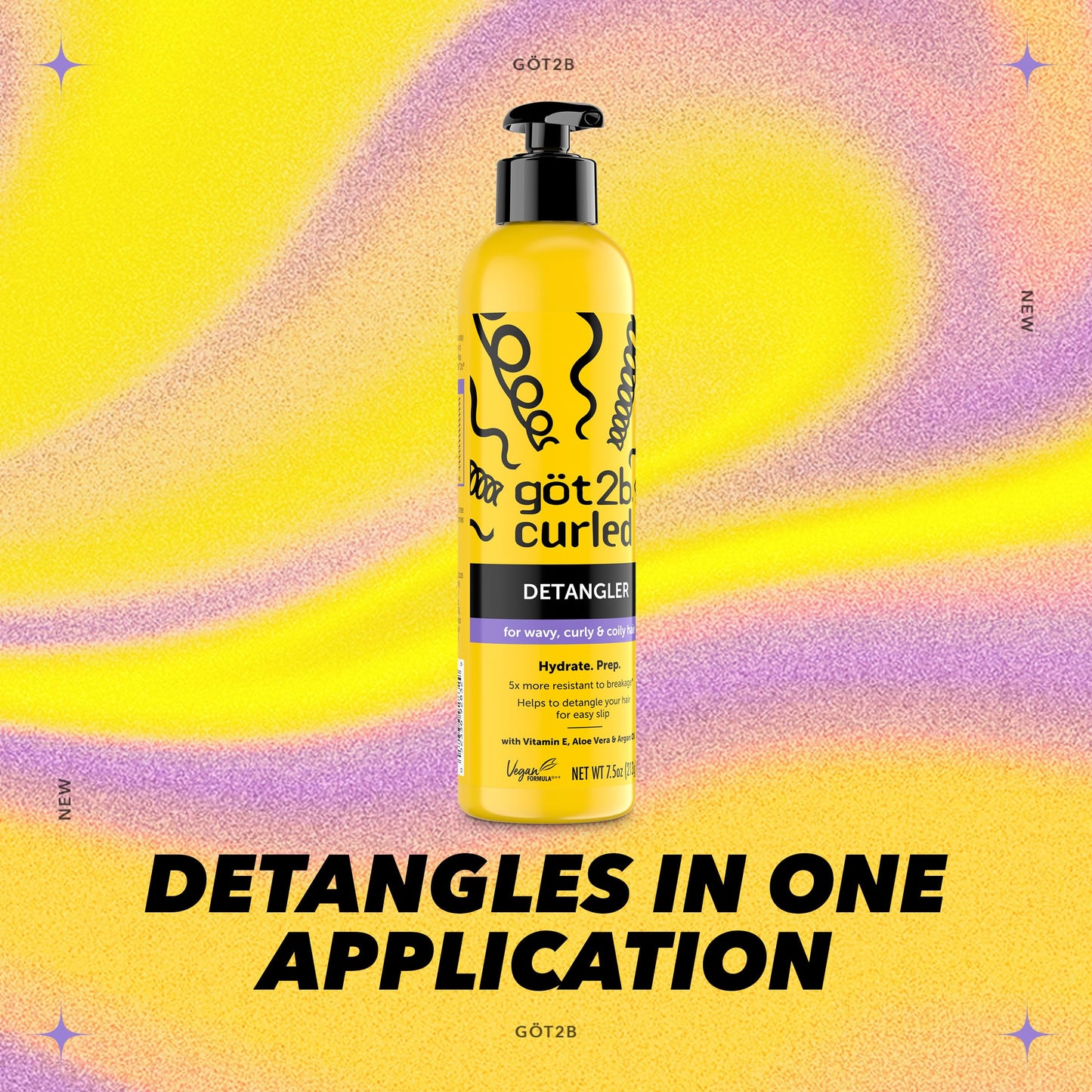 Close up of spray nozzle on the Got2B Curled hair mist bottle