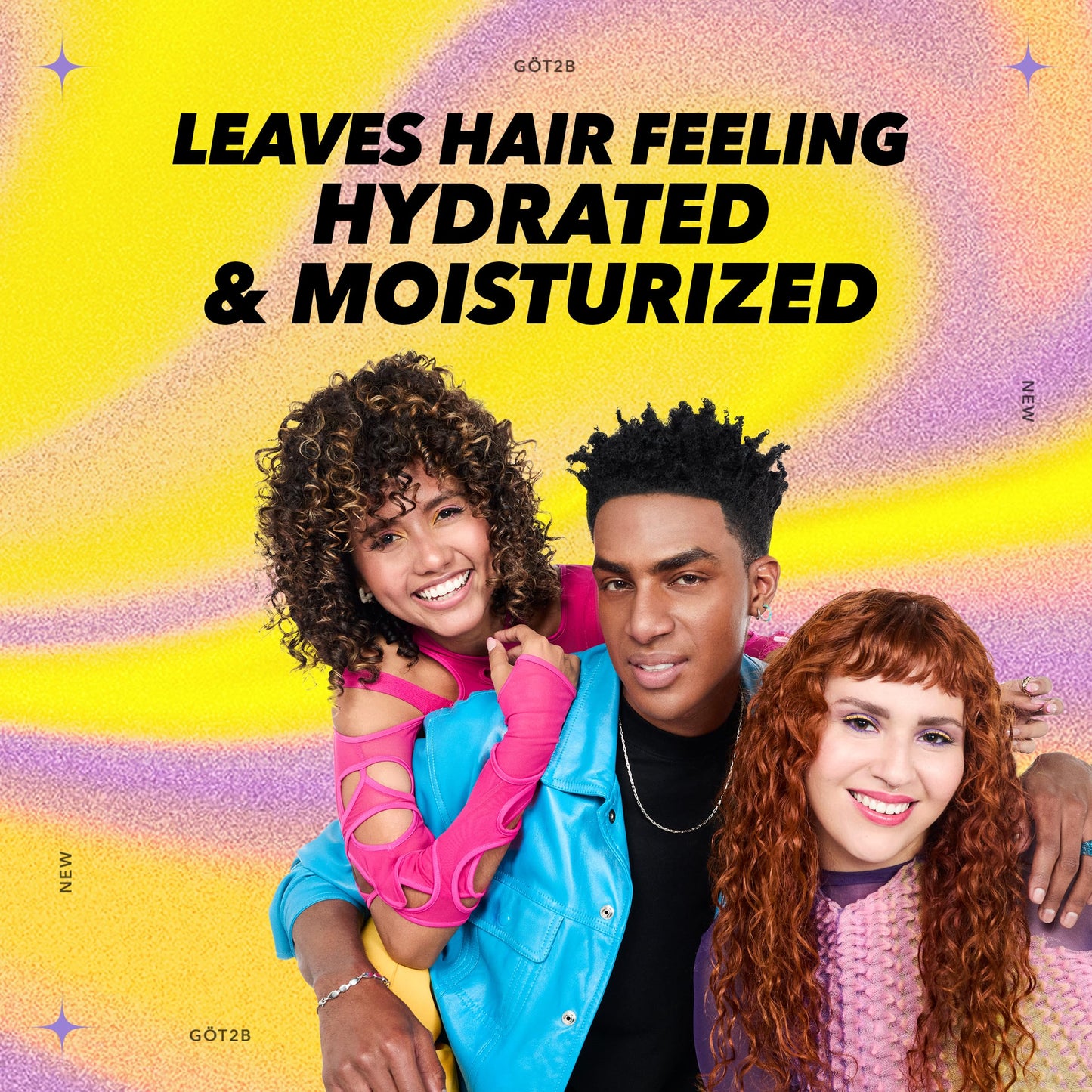 Got2B Curled Detangler liquid consistency example for wavy and coily patterns