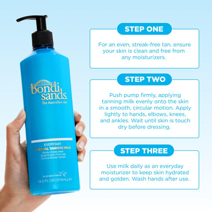 Authentic USA imported Bondi Sands skincare product packaging