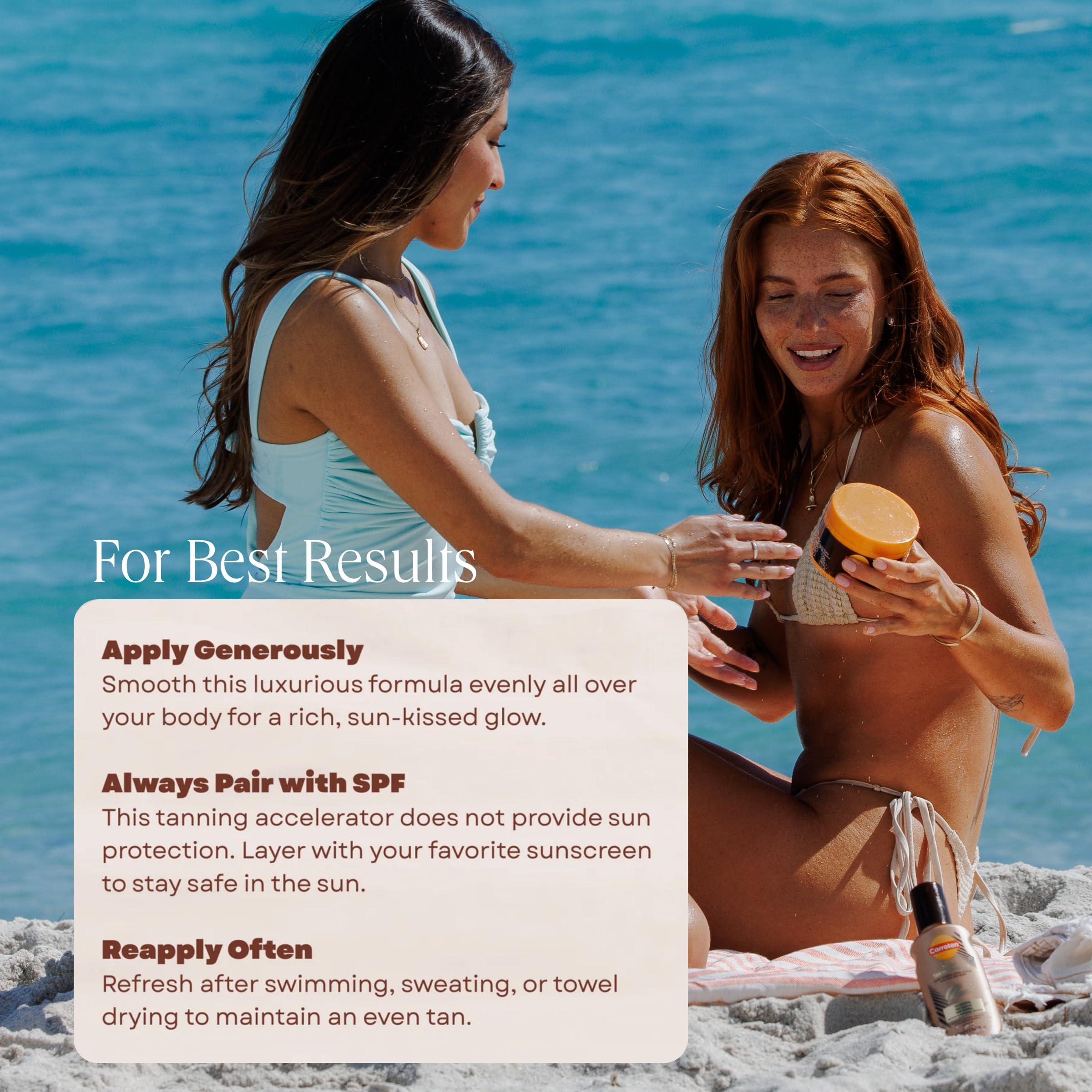 Texture of Carroten Intensive Tanning Gel