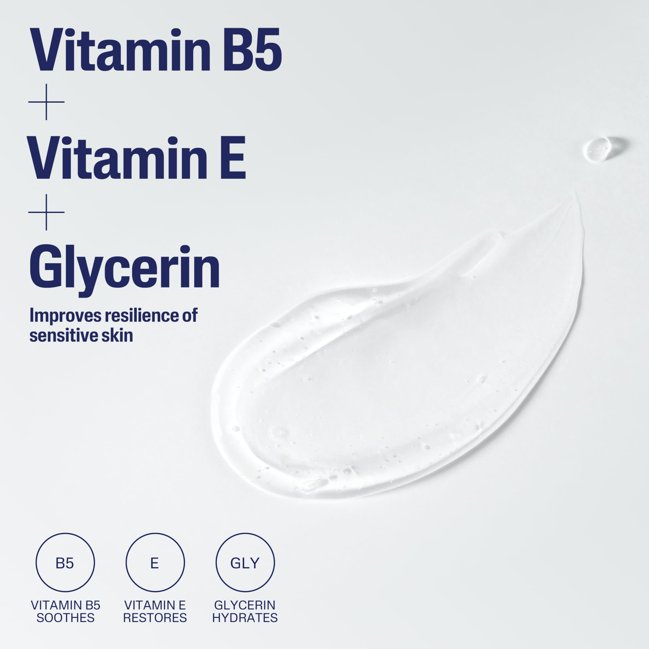 Person washing face with gentle exfoliating cleanser
