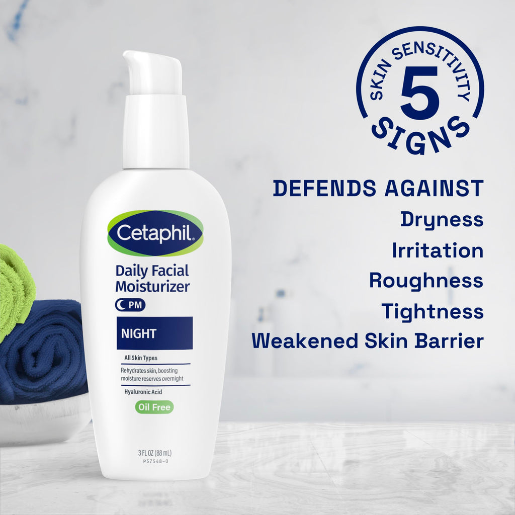 Cetaphil Daily Facial Moisturizer Night packaging details