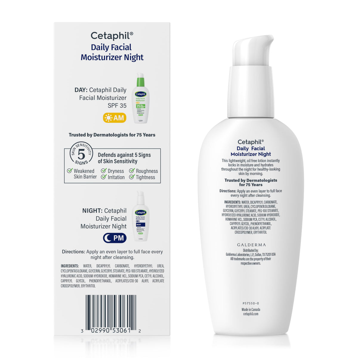Cetaphil Daily Facial Moisturizer Night lifestyle view