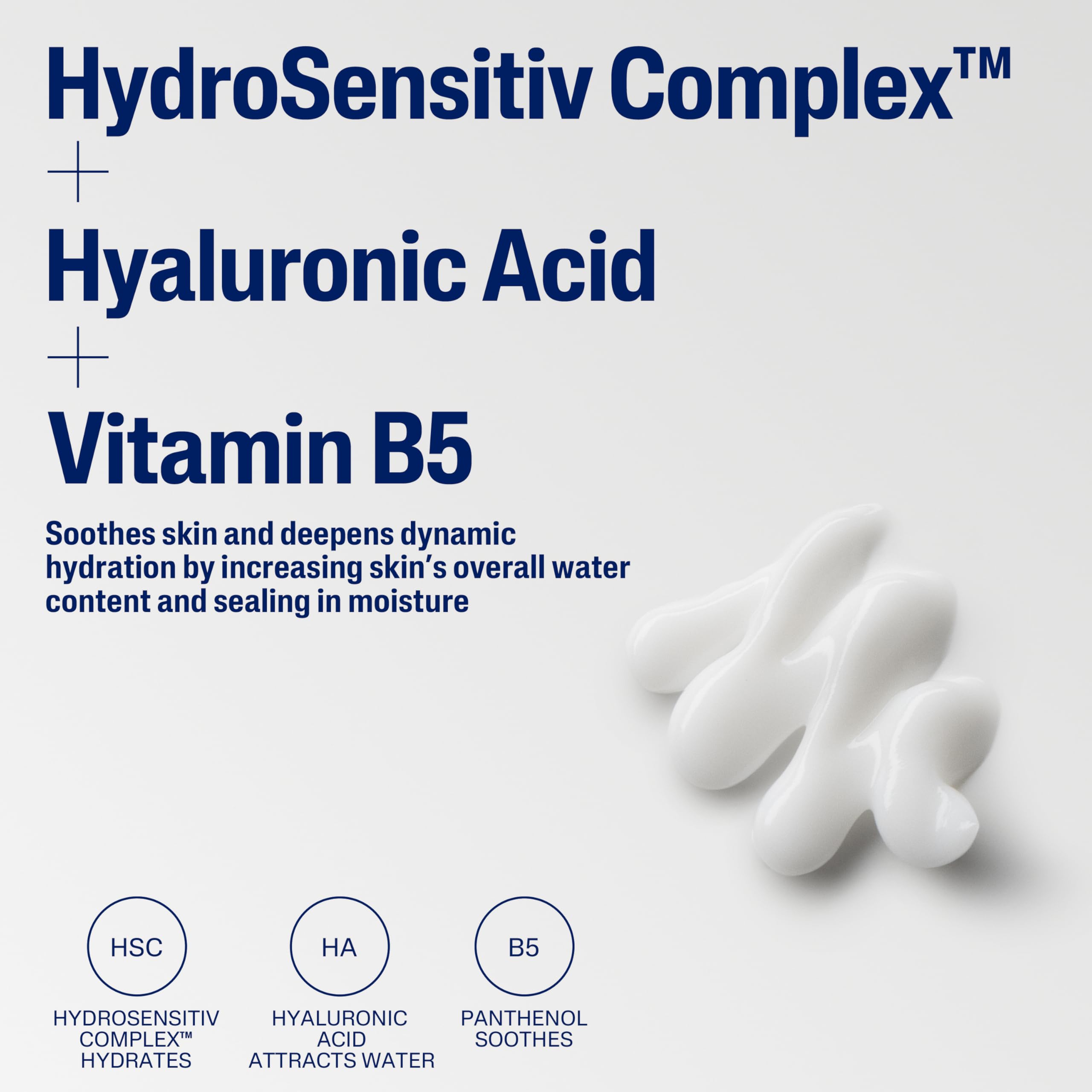 Cetaphil hydrating under eye serum packaging showing forty-eight hour moisture claim