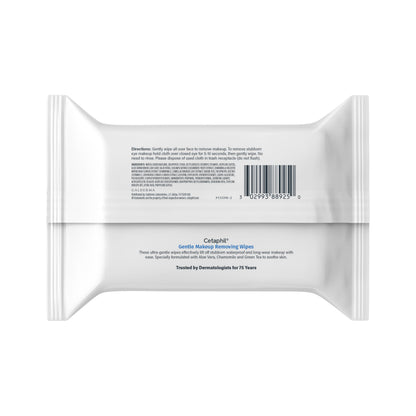 Cetaphil gentle makeup remover wipes with flip top closure