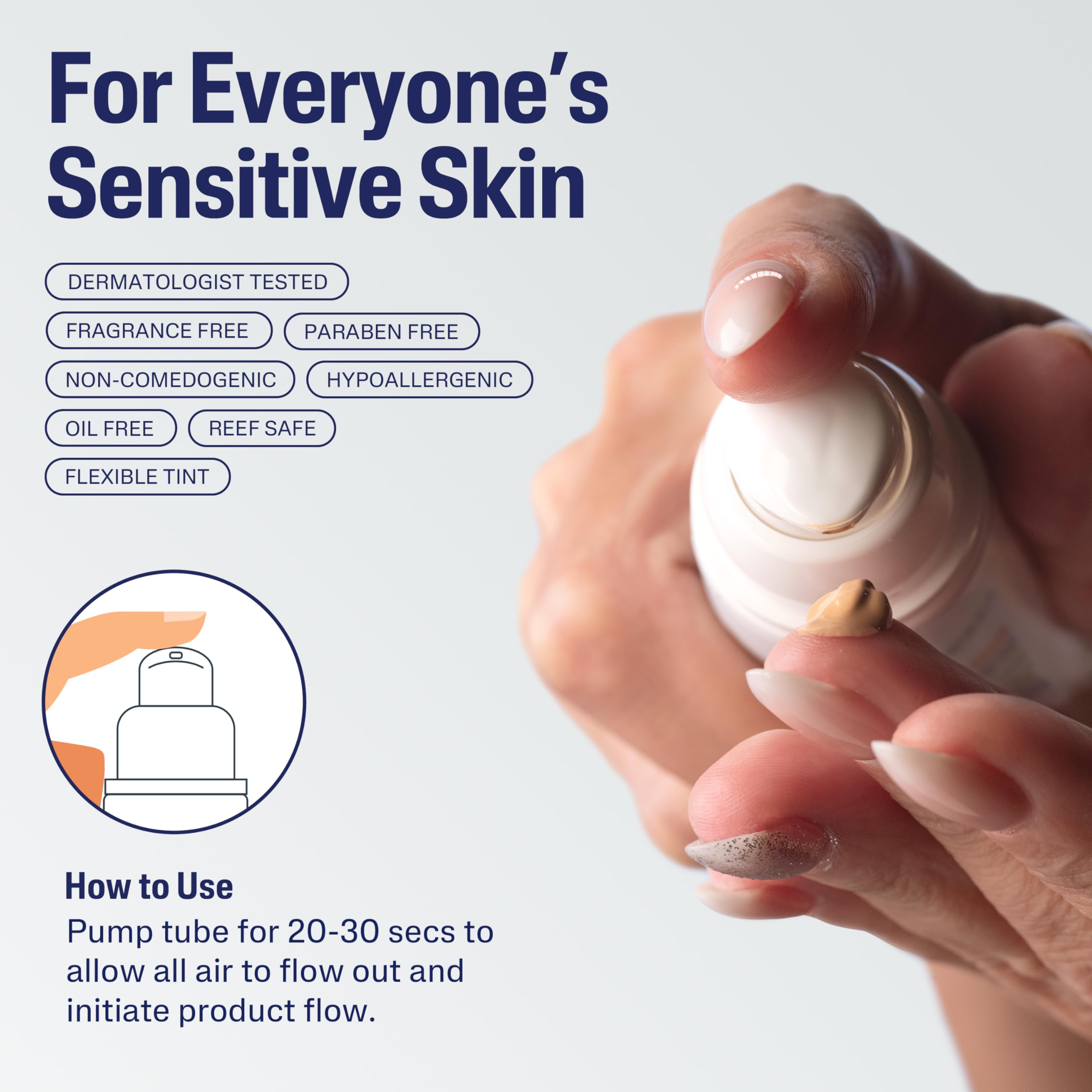 Cetaphil redness relieving tinted moisturizer and sunscreen packaging details