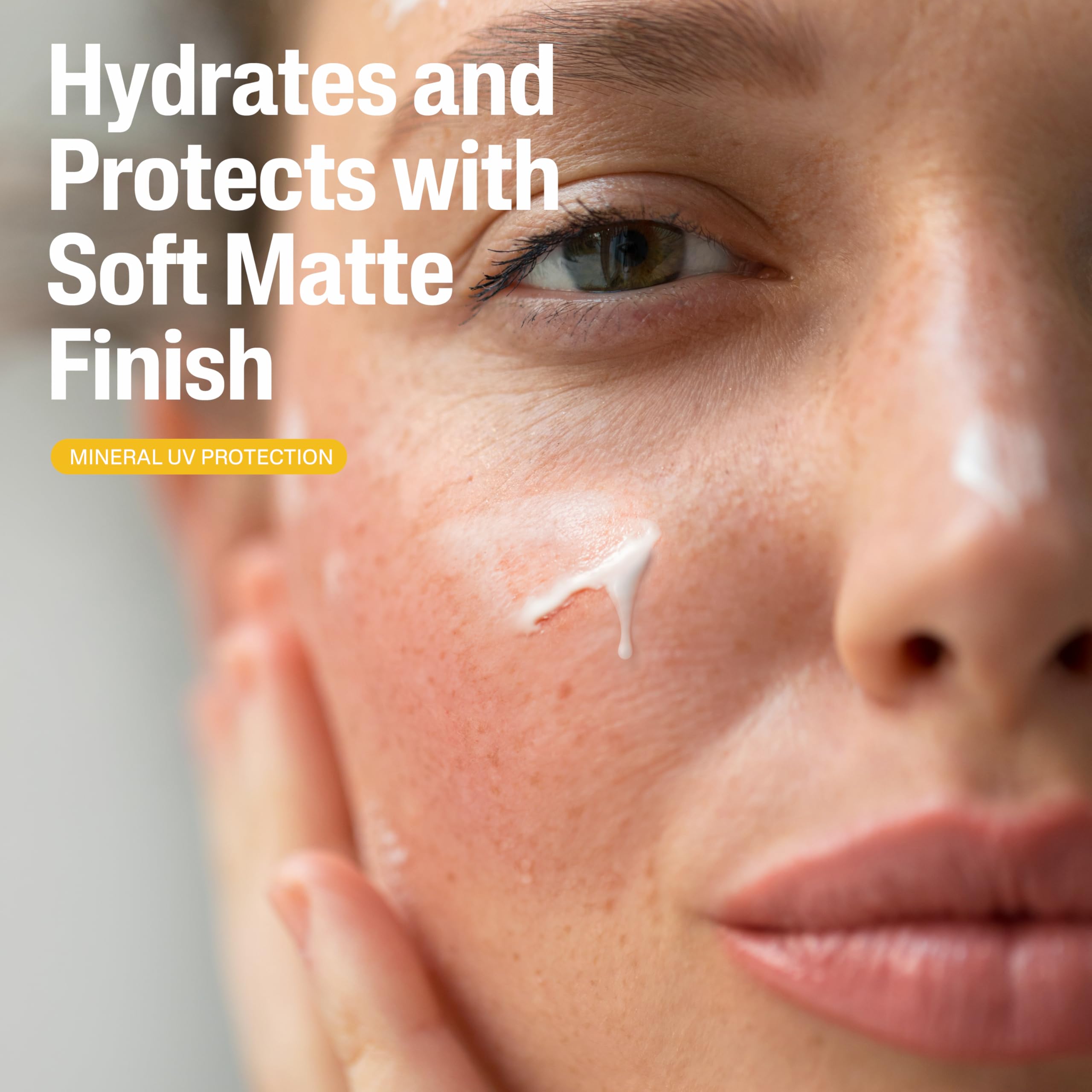 Back label of Cetaphil Sheer Mineral Face Sunscreen listing drug facts and zinc oxide percentage