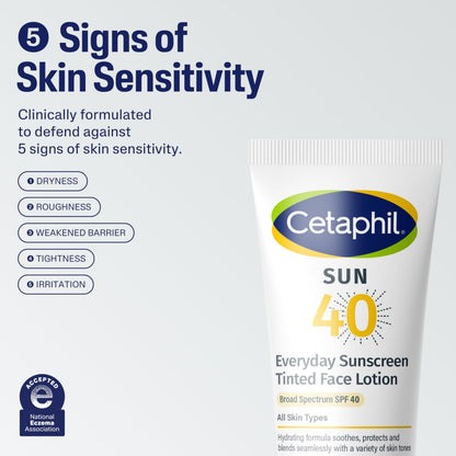 Cetaphil hypoallergenic non comedogenic tinted face lotion lifestyle display