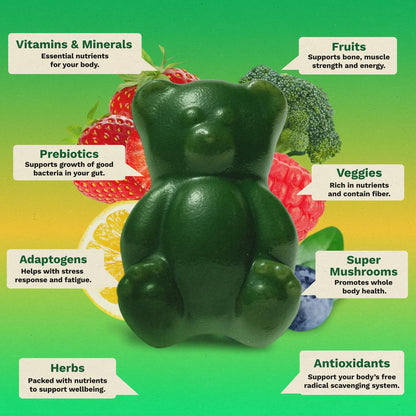 Gruns plant-based multivitamin supplement for adults