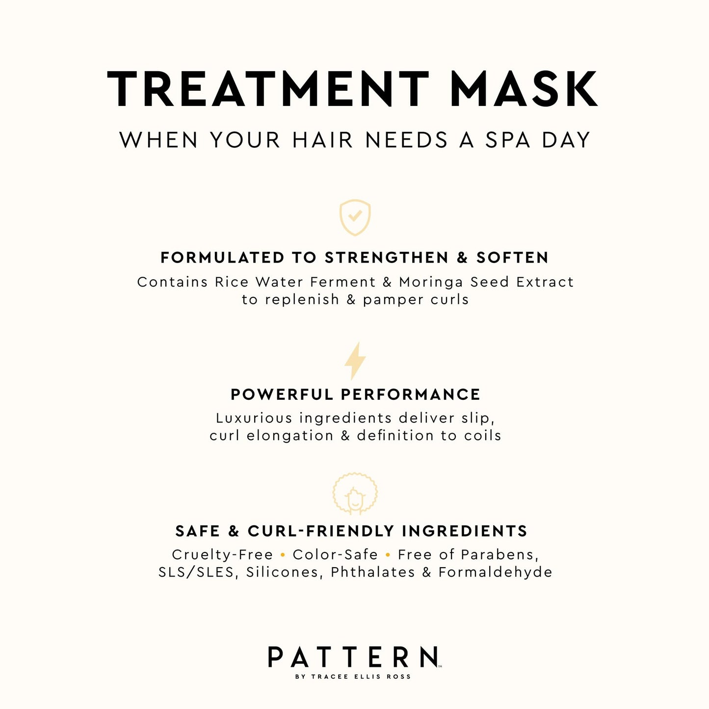 PATTERN Beauty premium hair mask for textured and coily hair types