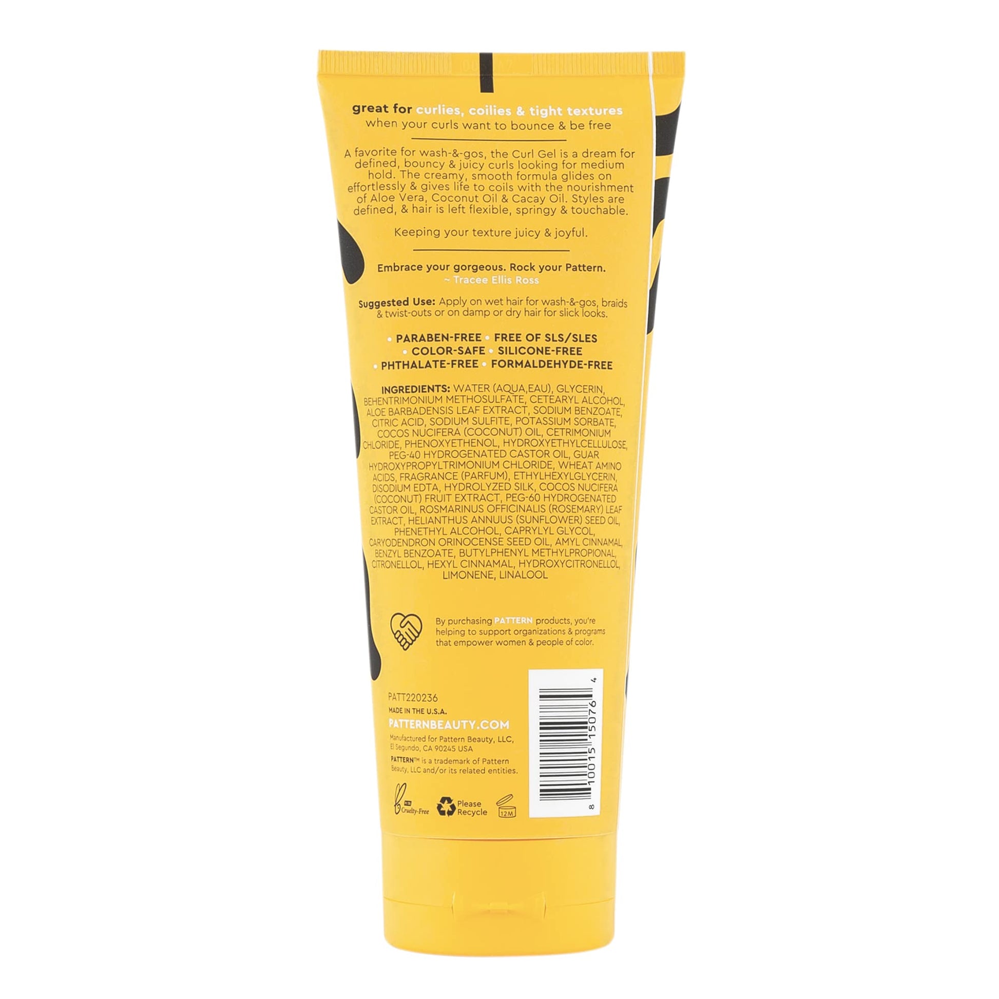 PATTERN Beauty Tracee Ellis Ross medium hold gel for wash and go styles.
