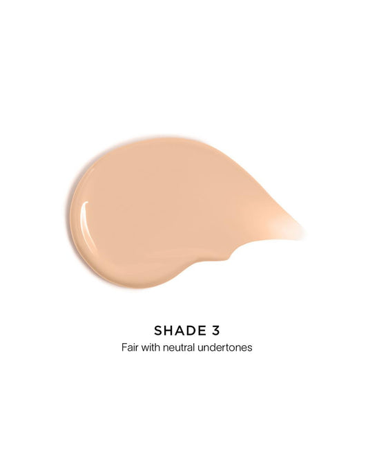 Hourglass Dewy Tinted Moisturizer lightweight liquid texture swatch for clean beauty