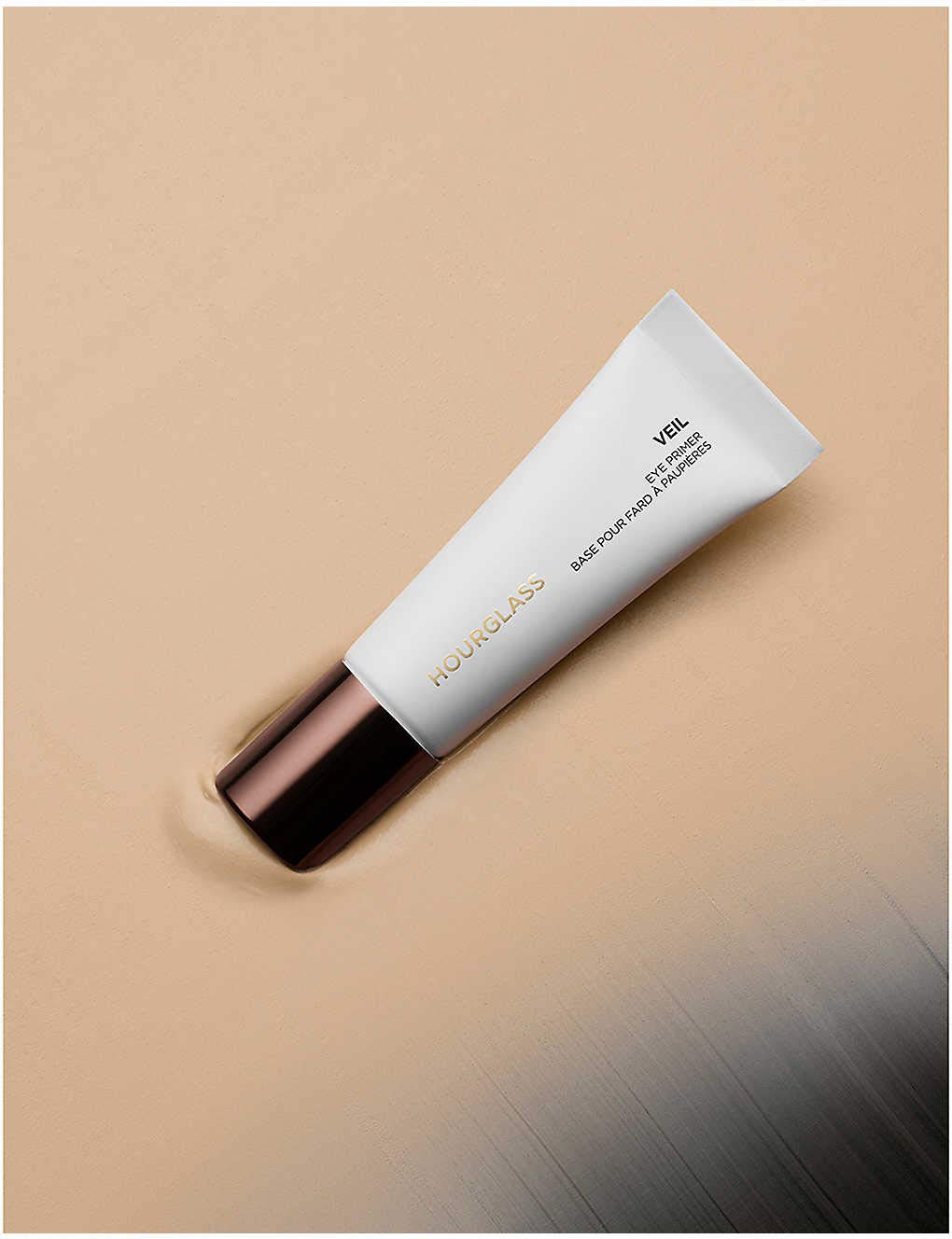 Hourglass Veil Eye Primer open tube showing precise dispensing applicator