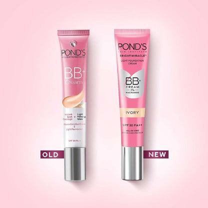 Ponds BB Plus Cream Ivory 18g tube side profile