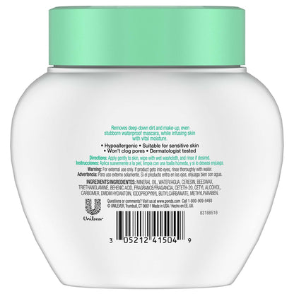Texture of Pond's Cold Face Cream cleanser