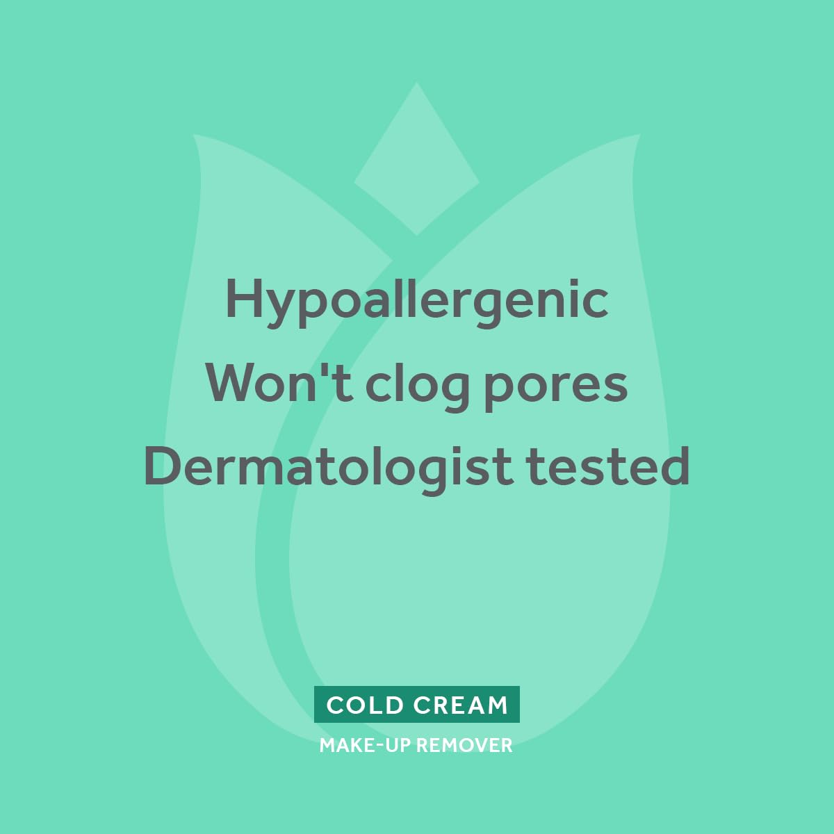 Pond's Cold Cream cleanser application demonstration