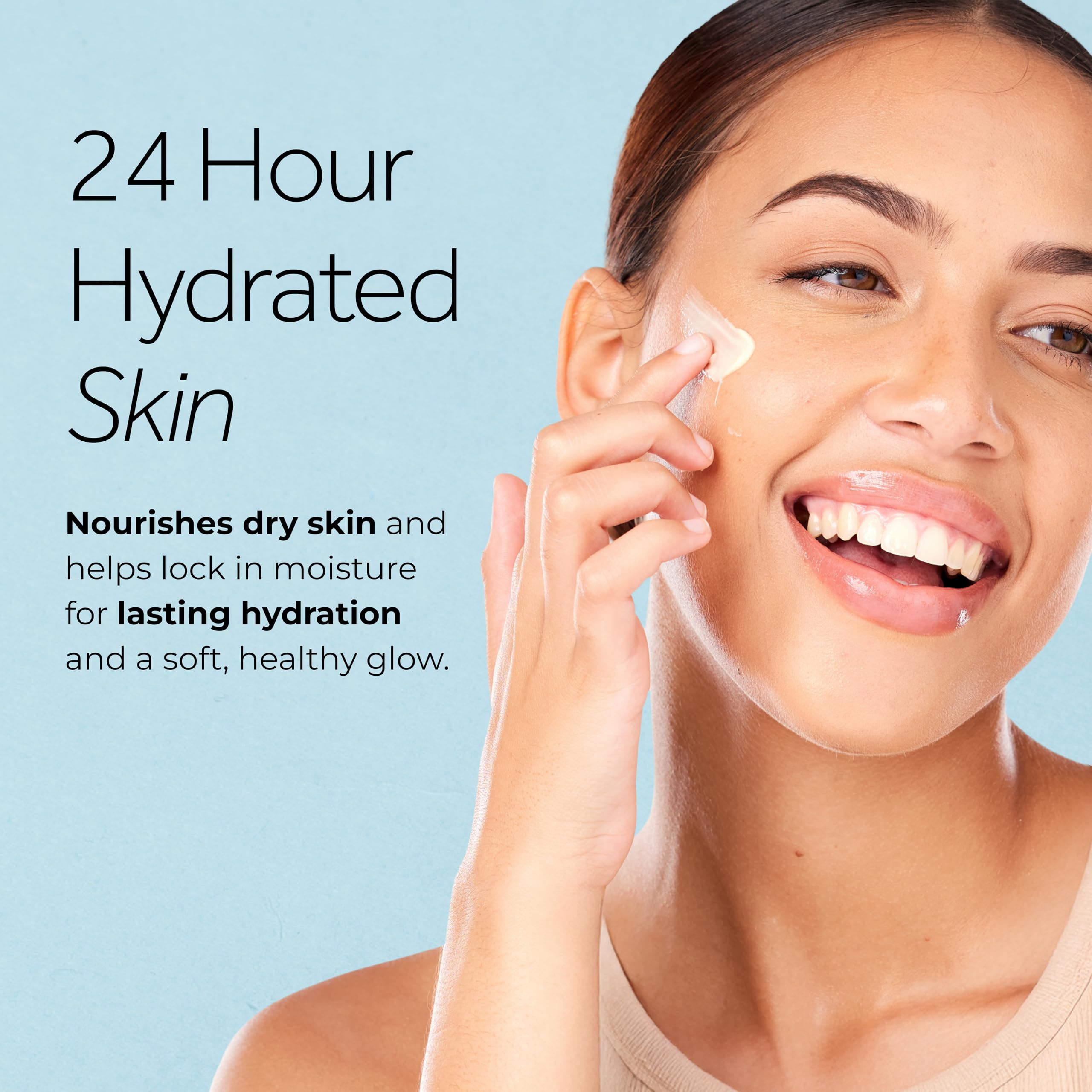 USA imported Pond's dry skin cream cream texture visual