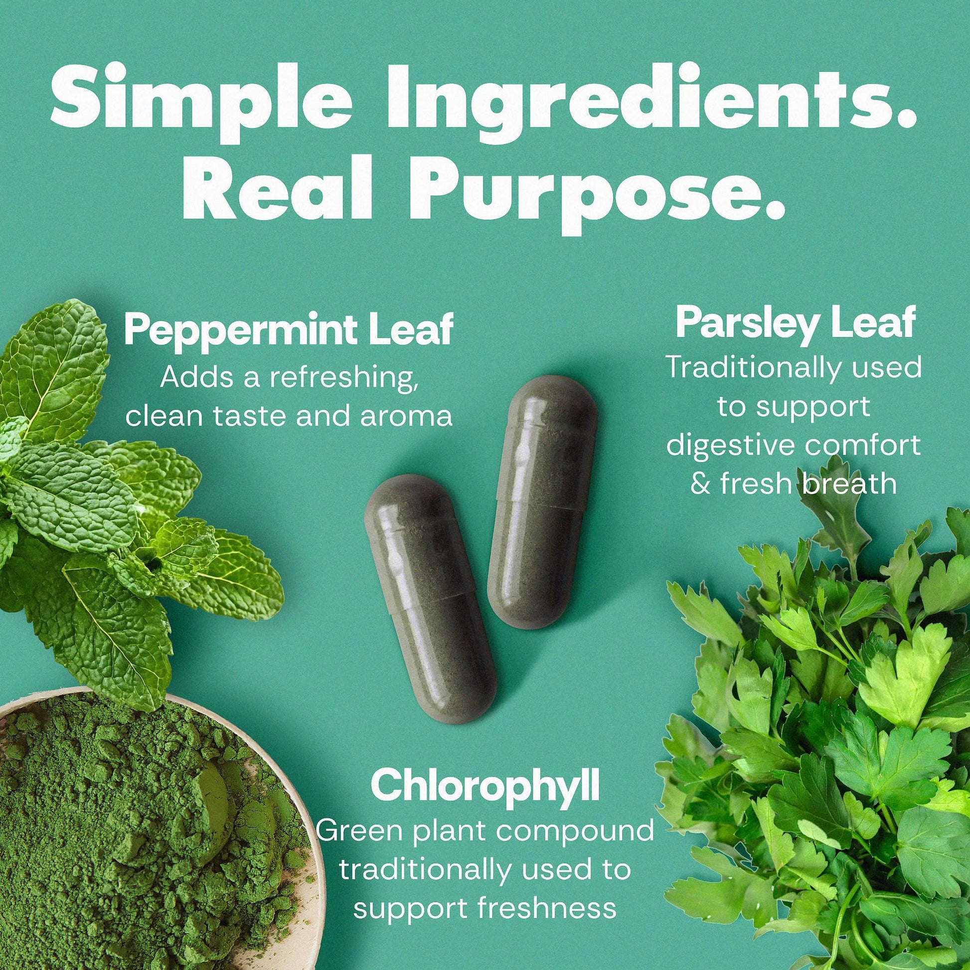 Her Fantasy Box Body Magic supplement facts panel showing premium vegan ingredients