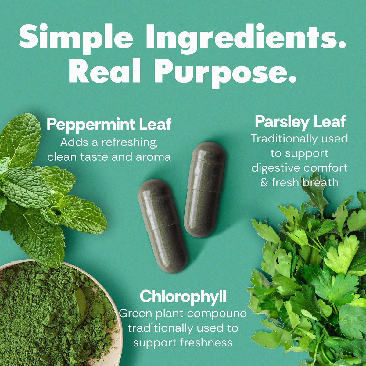Her Fantasy Box Body Magic supplement facts panel showing premium vegan ingredients