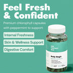 Side view of Her Fantasy Box 30 vegan capsules for full body detox and gut health